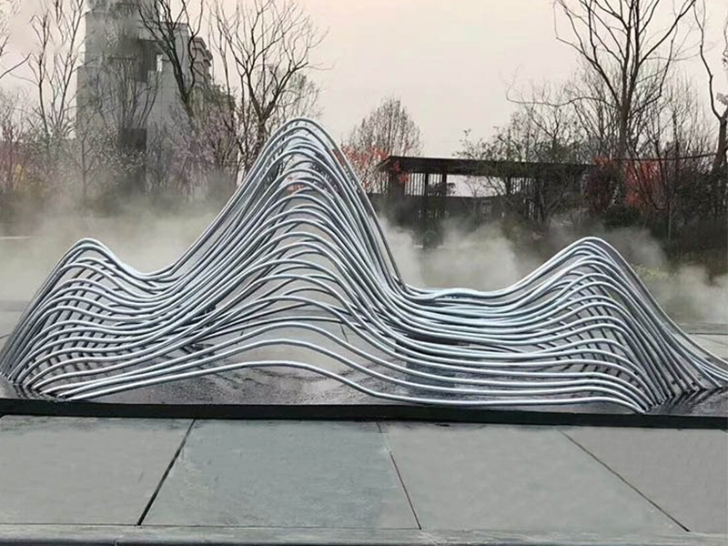 不銹鋼假山雕塑